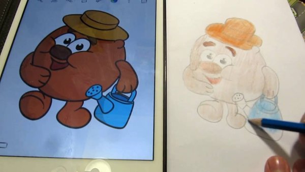 Нарисовать Копатыча из смешариков