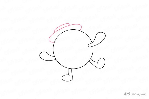 Рисуем смешариков поэтапно для детей