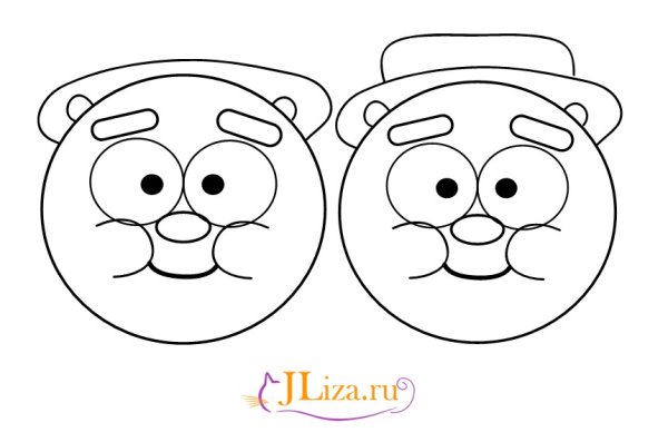 Лица смешариков для печати
