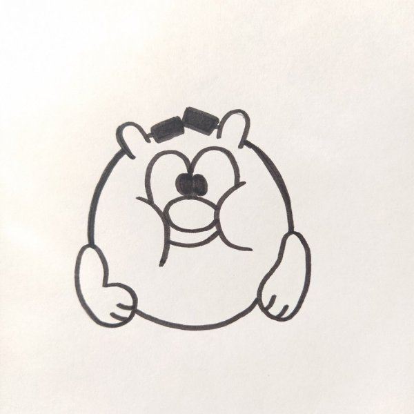 Лёгкий рисунок Копатыча