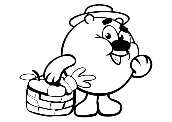 Карандашные рисунки новогодних смешариков