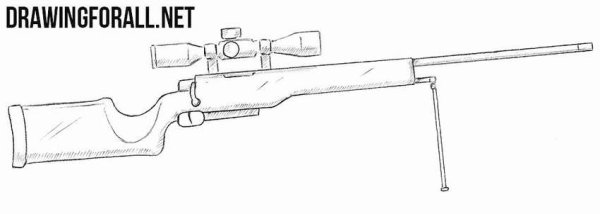 M24 снайперская винтовка чертеж