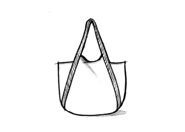 Эскиз сумки шоппер