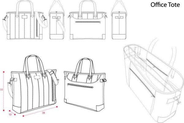 Чертеж сумки