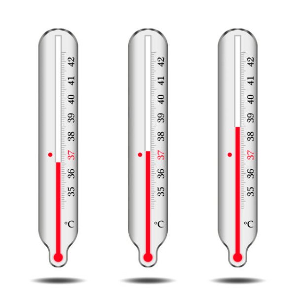 Градусник трафарет