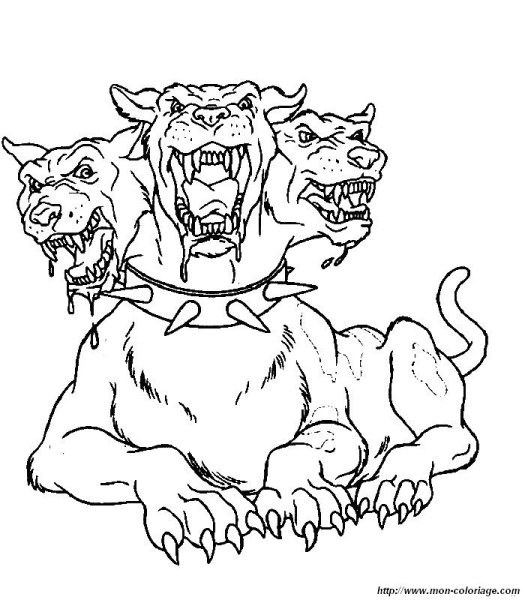 Трехголовый пес Пушок из Гарри Поттера