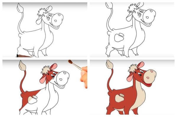 Символ года рисунок