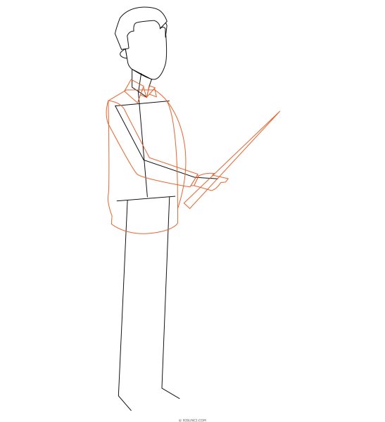 Рисунок учителя карандашом