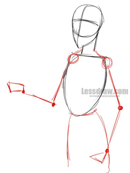 Поэтапное рисование учителя