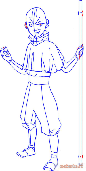 Рисунок аватара Анга