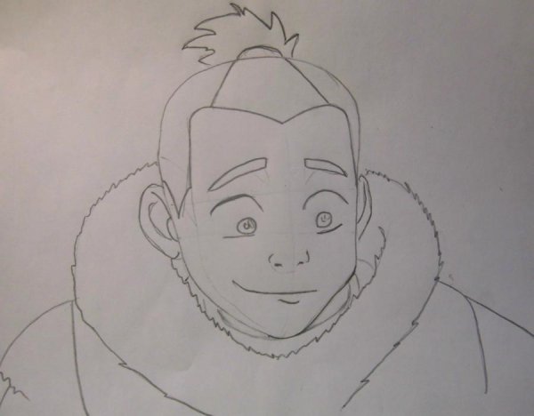 Сокка рисунок карандашом