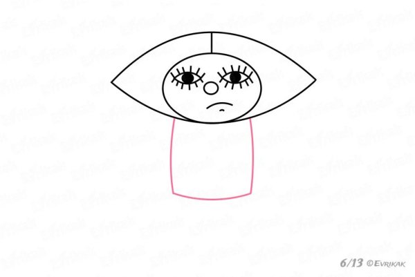 Кузя рисунок для детей