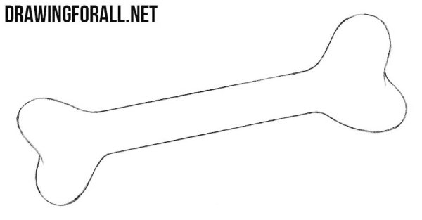 Нарисовать косточку легко