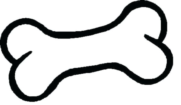 Косточка раскраска