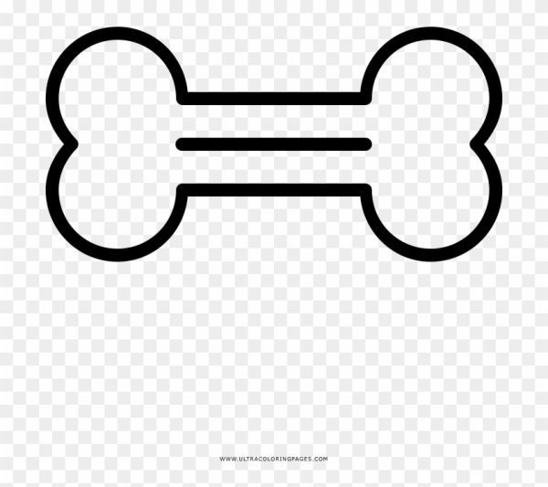 Косточка раскраска для детей