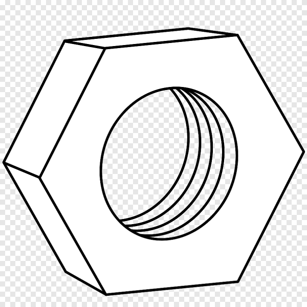 Гайка раскраска для детей