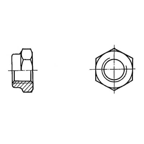 Гайка ОСТ 1 33017-80