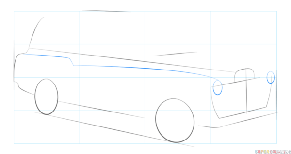 Рисунки машины карандашом так5си