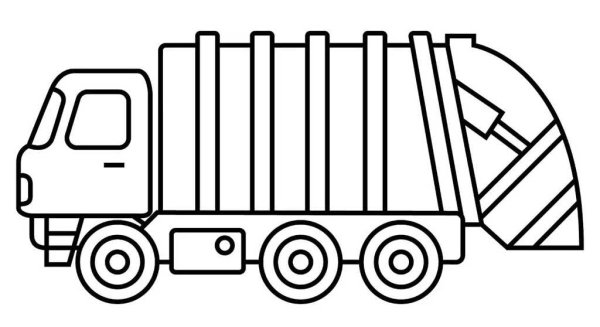 Рисуем мусоровоз просто