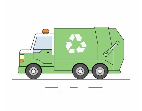 Кузов мусоровоза чертеж