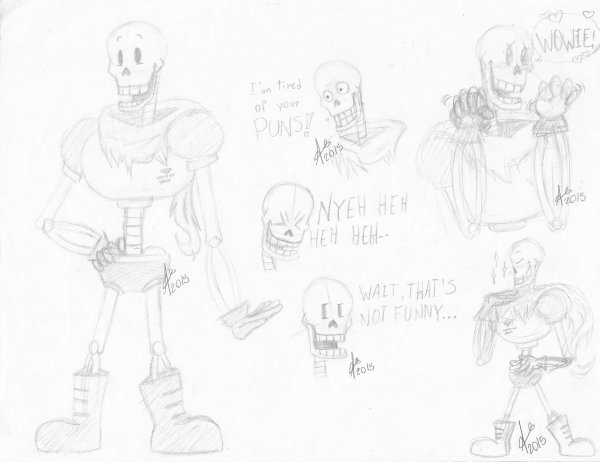 Папирус рисунок карандашом