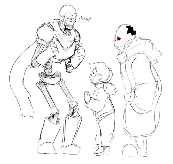 Поэтапные рисунки карандашом андертейл