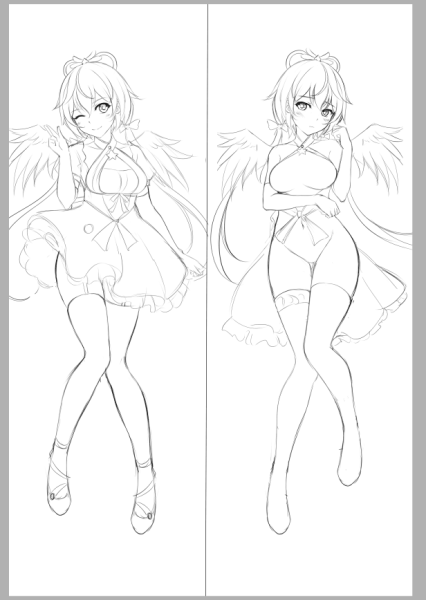 Позы для дакимакуры для рисования