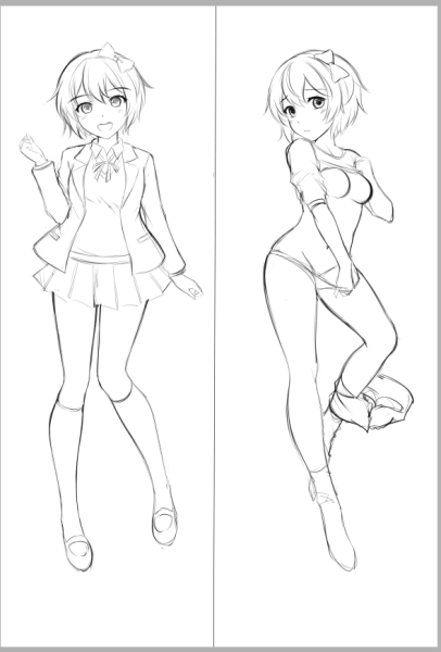 Дакимакура Сайори