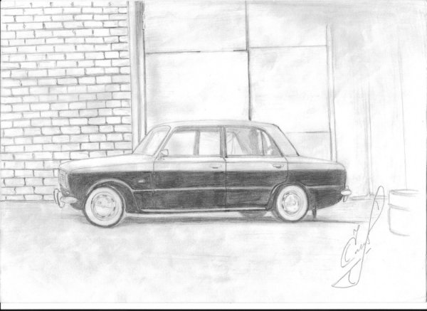 ВАЗ карандашом