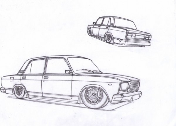 Рисунки ВАЗ 2107 2106