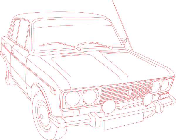 Рисунки машин ВАЗ 2107.2106