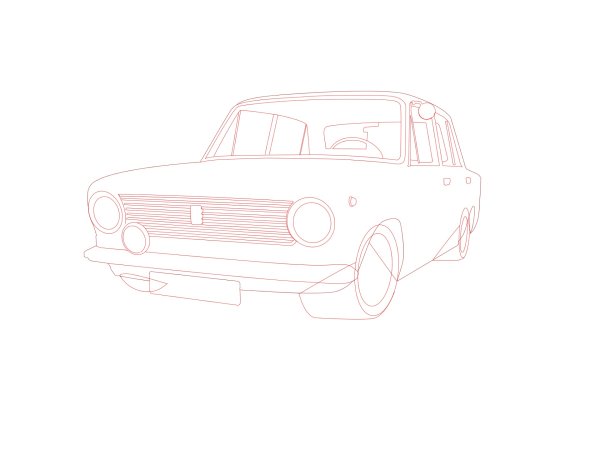 ВАЗ 2101 эскиз