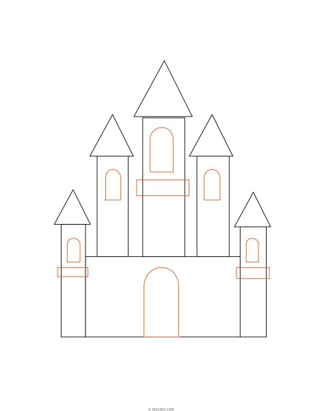 Замок для рисования