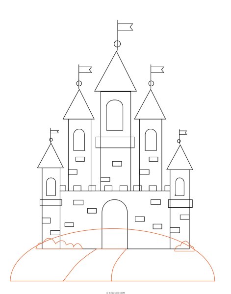 Замок для рисования