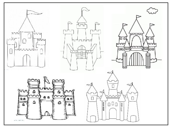 Фантастический замок постройка и фантазия
