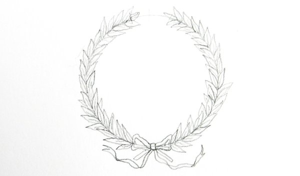 Венок для рисования