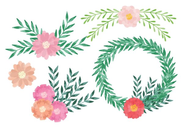 Венки для рисования