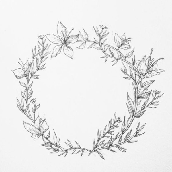 Рисунок венка