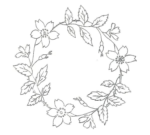 Трафареты для вышивки гладью