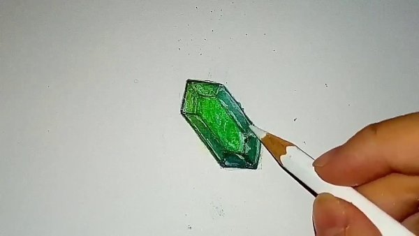 Изумруд нарисовать