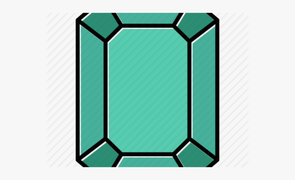 Изумруд мультяшный