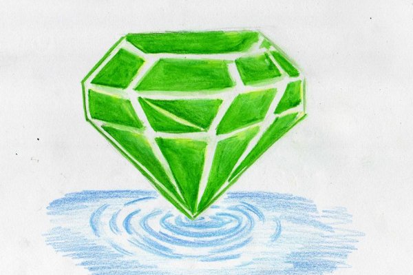 Изумруд карандашом