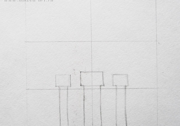 Нарисовать изумрудный город карандашом