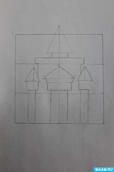 Изумрудный город карандашом