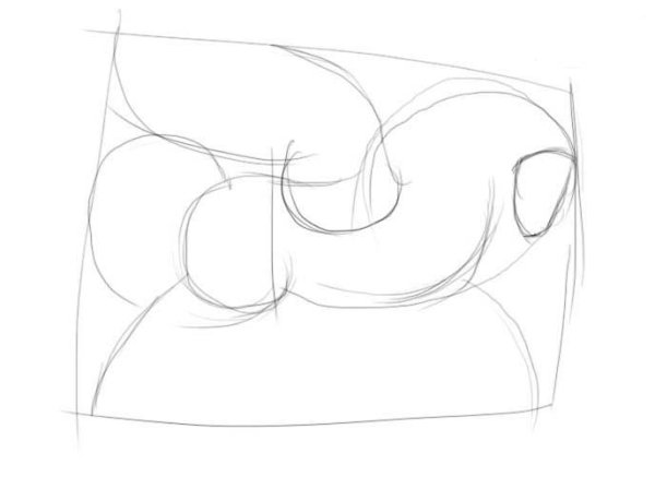 АМОГУС рисунок карандашом