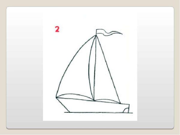 Кораблик рисунок карандашом