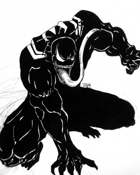 Веном рисовать