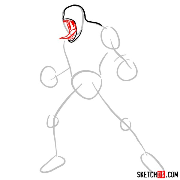 Веном рисовать поэтапно