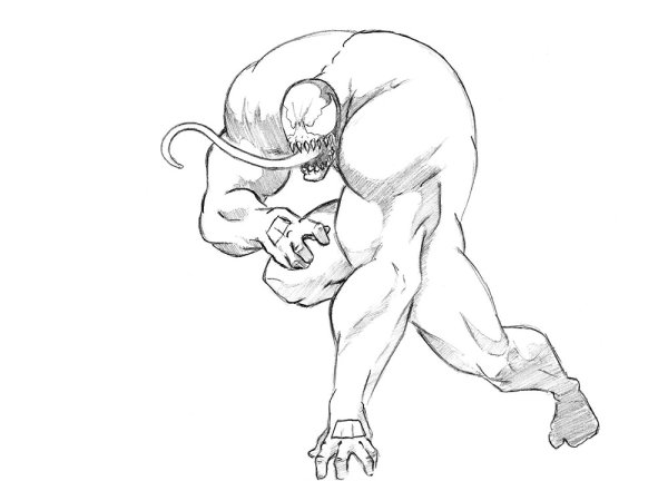 Халк Веном раскраска