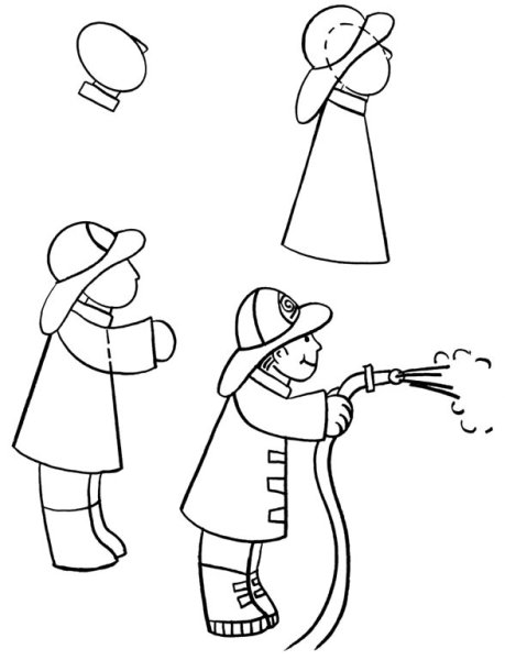 Рисование профессии старшая группа